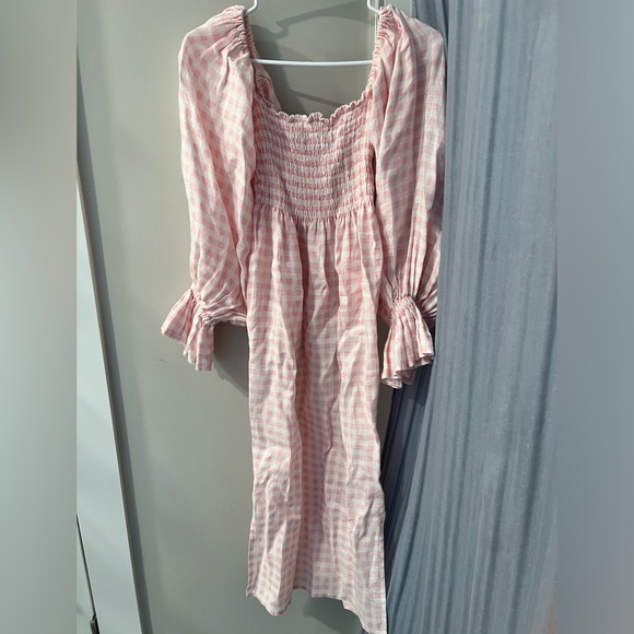 Daily Sleeper, Plaid, Midi Dress, XXS - Picture 4 of 5